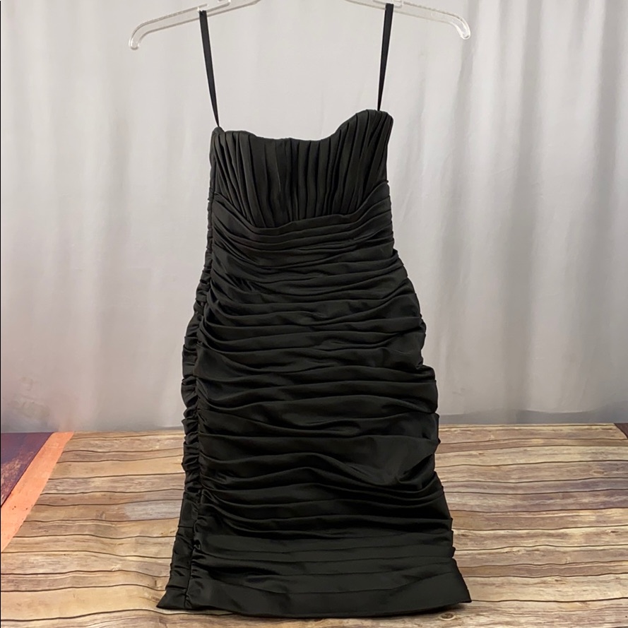 4 Sexy Black Strapless Prom Or Bridesmaid Dress